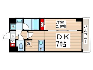 ＡＲＫＭＡＲＫ水天宮前Ⅱの物件間取画像